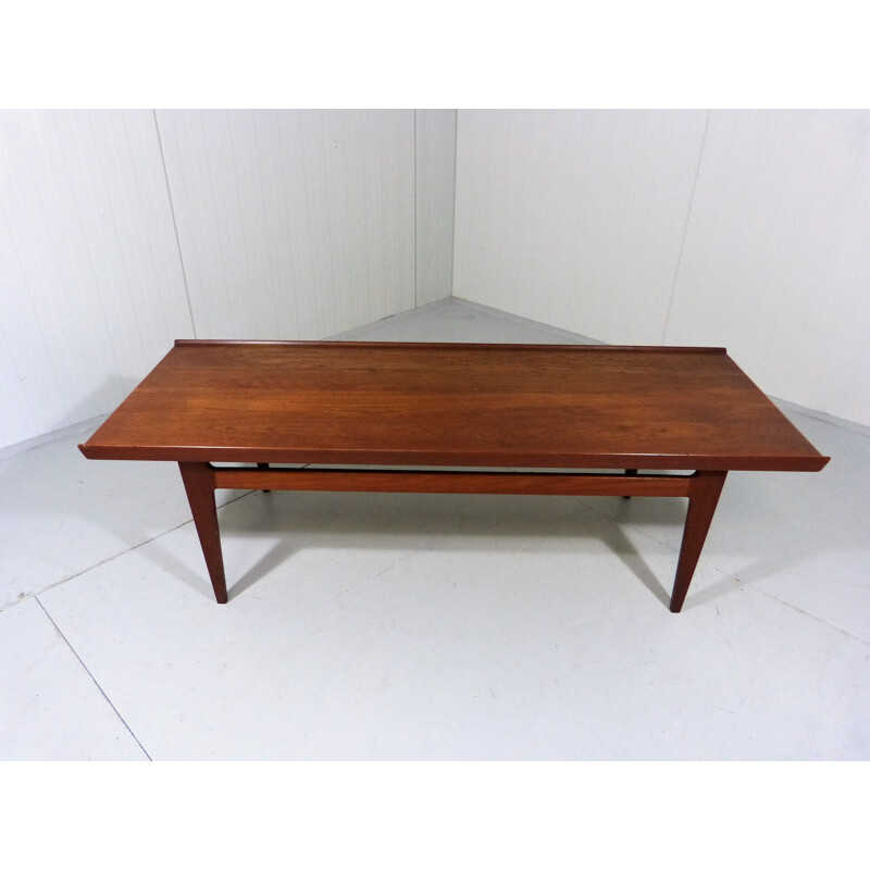 Teak coffee table by Finn Juhl for France & Daverkosen - 1950s