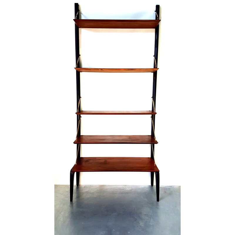 Freestanding shelving unit by Louis van Teeffelen - 1950s