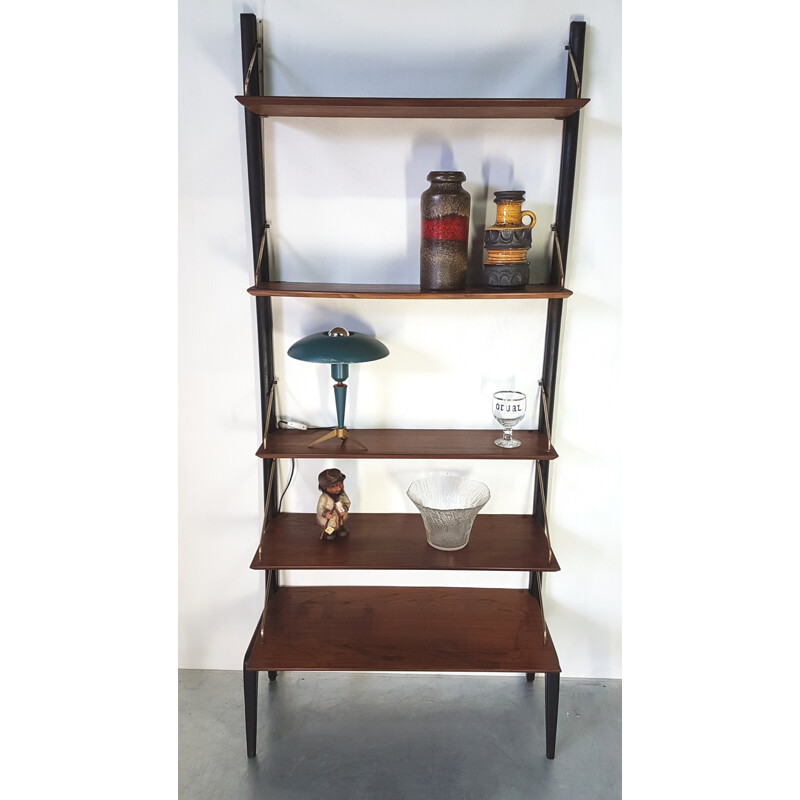 Freestanding shelving unit by Louis van Teeffelen - 1950s