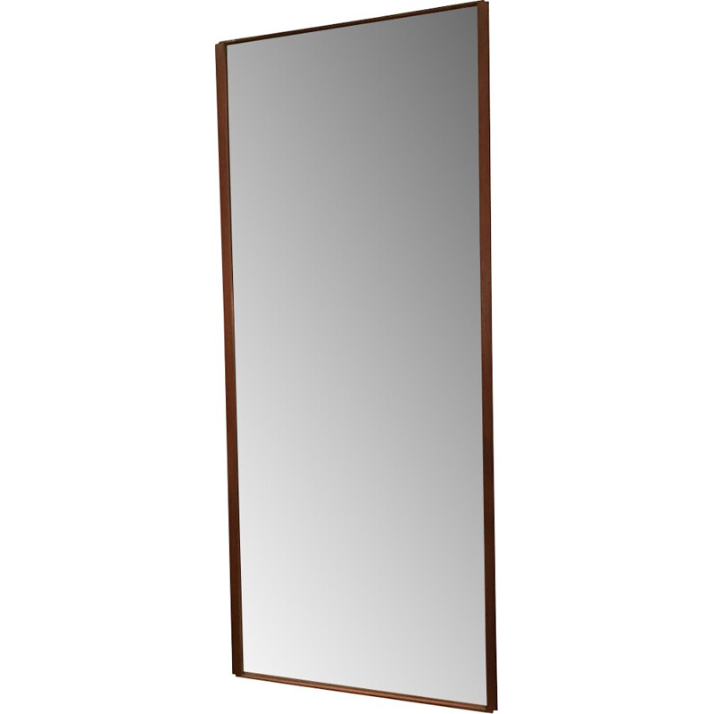 Vintage Scandinavian teak mirror - 1960s