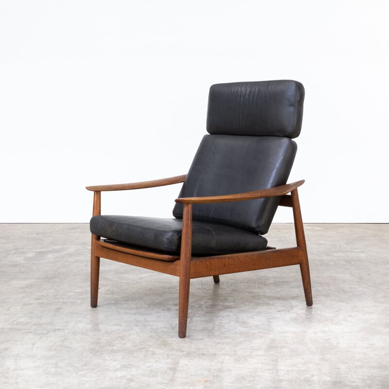 FD-164 easy chair fauteuil by Arne Vodder for France & Son - 1960s