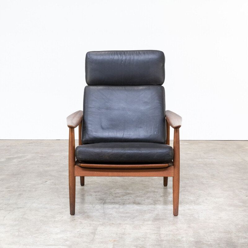 FD-164 easy chair fauteuil by Arne Vodder for France & Son - 1960s