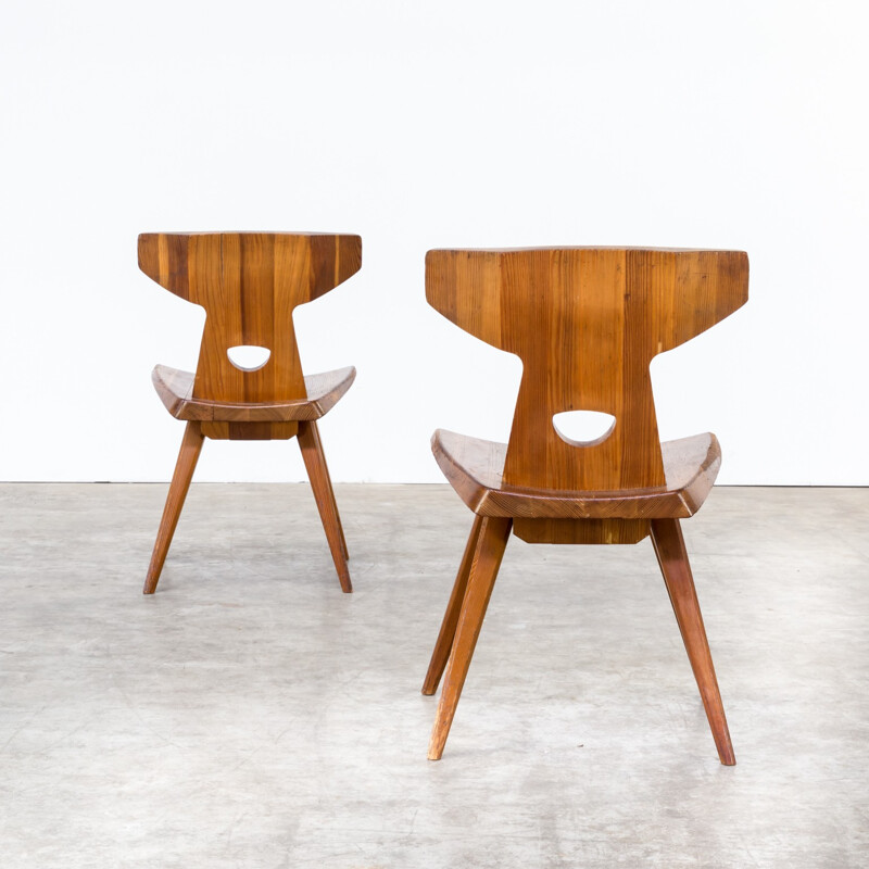 Pair of dining chairs by Jacob Kielland-Brandt for I. Christiansen - 1960s