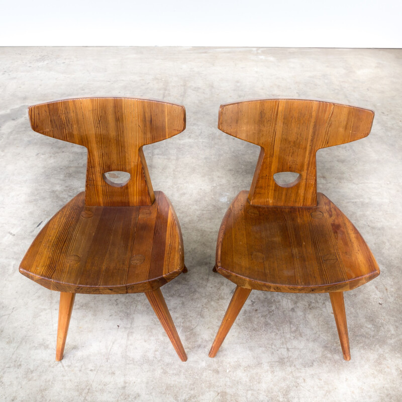Paire de chaises à repas de Jacob Kielland-Brandt pour I. Christiansen - 1960