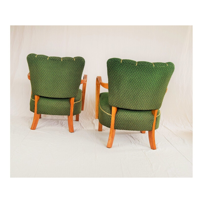 Pair of Armchairs by Jindrich Halabala for UP Závody Brno - 1930s