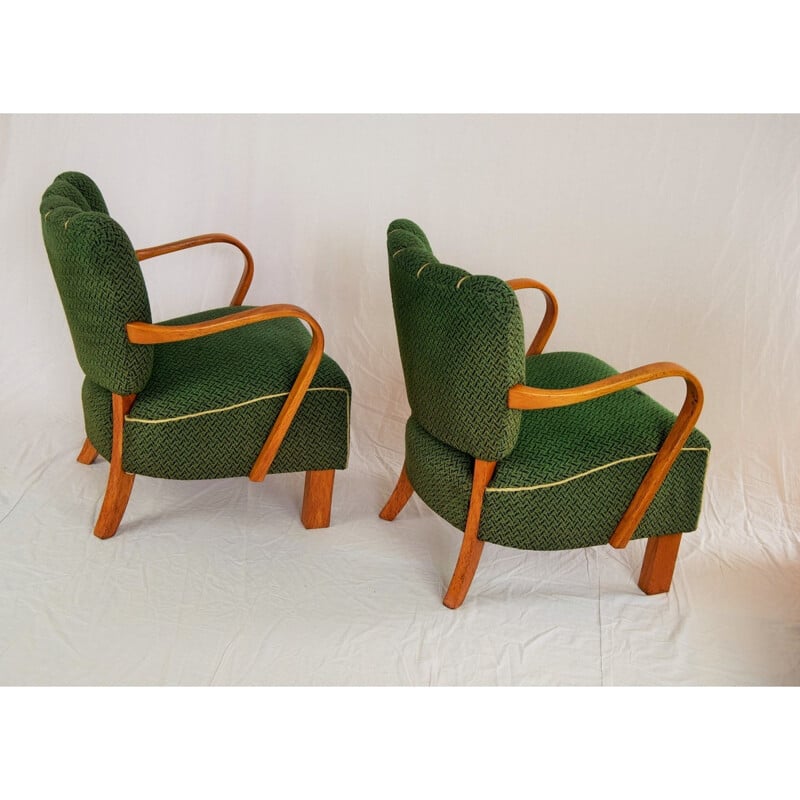 Pair of Armchairs by Jindrich Halabala for UP Závody Brno - 1930s