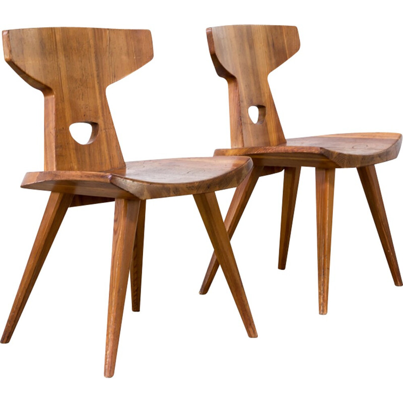 Pair of dining chairs by Jacob Kielland-Brandt for I. Christiansen - 1960s