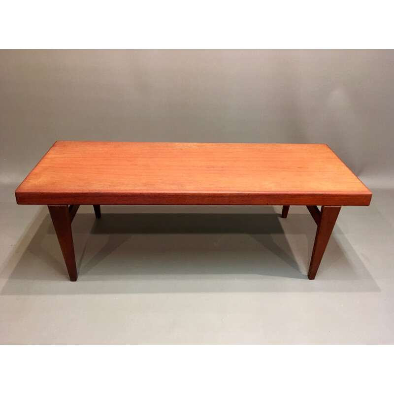 Teak coffee table in Scandinavian design - 1950s