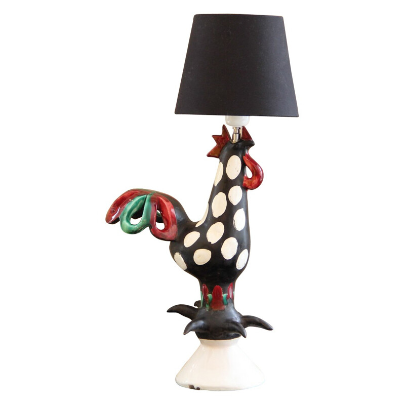 Lampe Coq, Roger CAPRON  - années 50