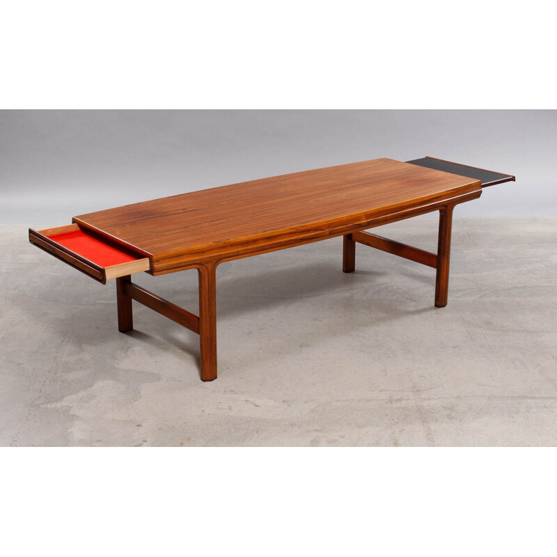 Rosewood vintage coffee table - 1950s