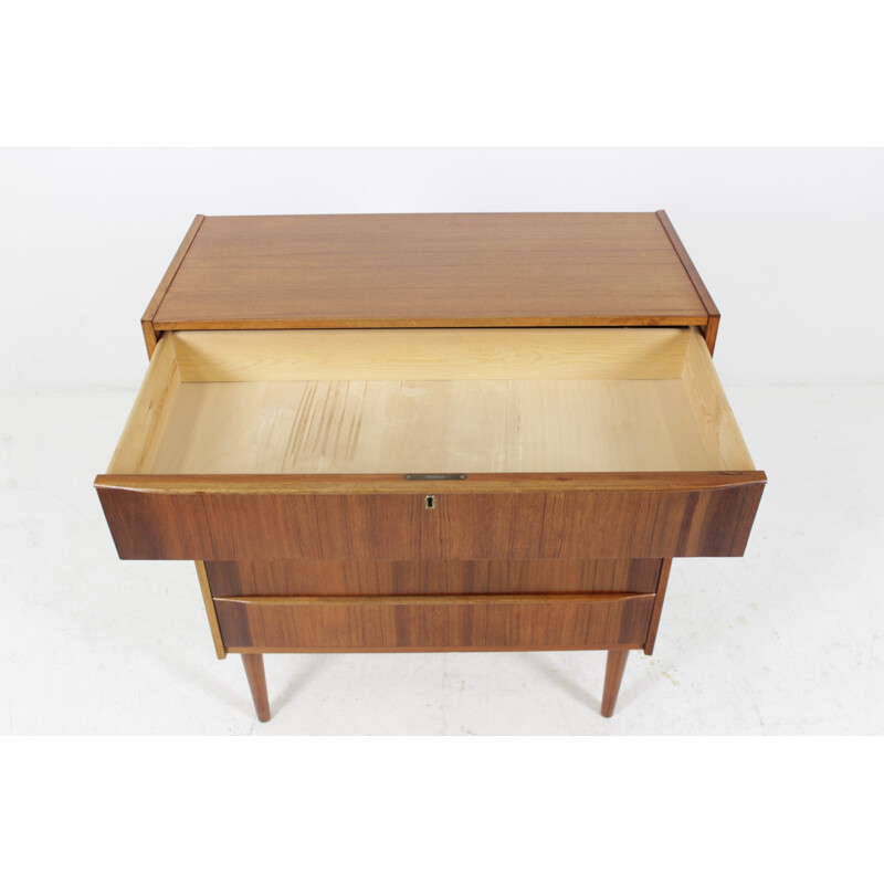 Vintage Danish teak chest of drawers - 1960s.