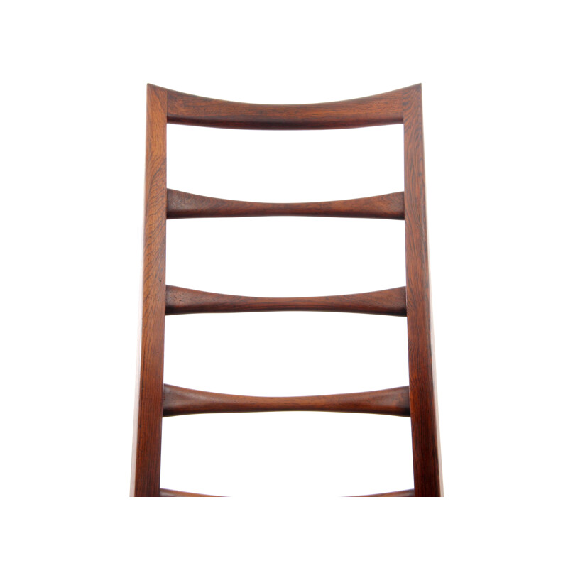 Set of 4 scandinavian Rio rosewood chairs Lis Model by Niels Koefoed - 1950s 