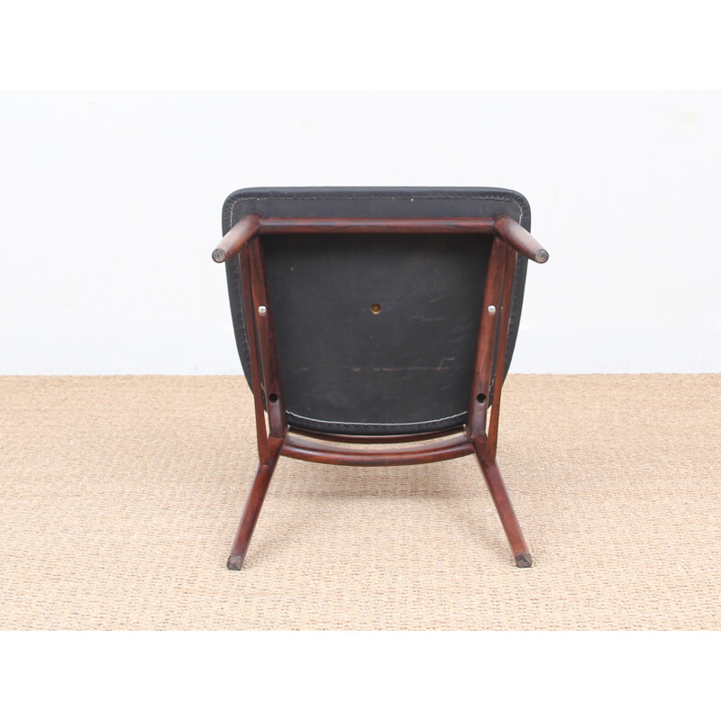 Set of 4 scandinavian Rio rosewood chairs Lis Model by Niels Koefoed - 1950s 