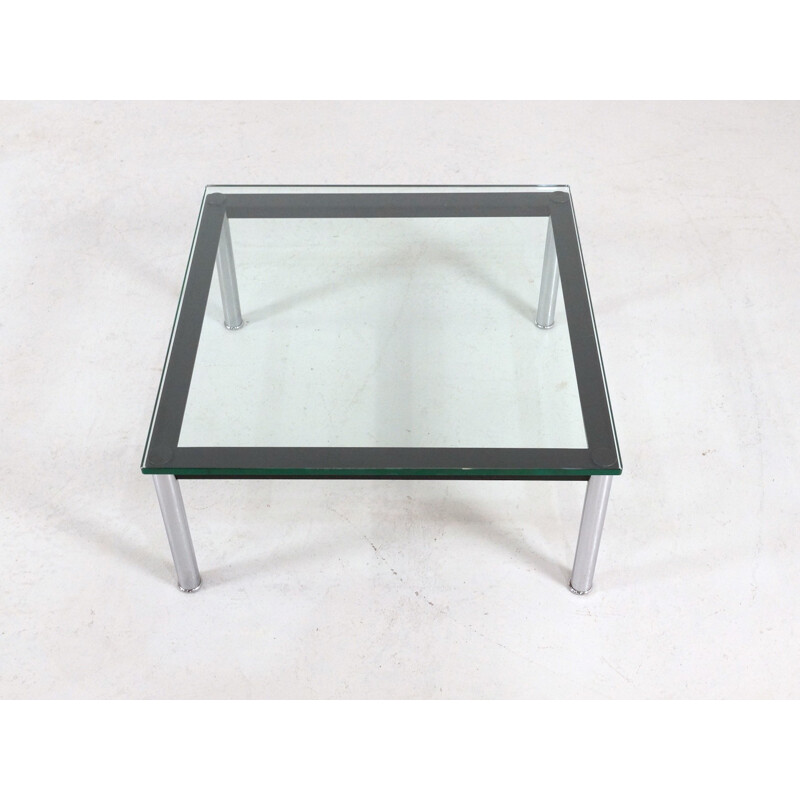 glass coffee table LC10 by Le Corbusier for Cassina - 1930