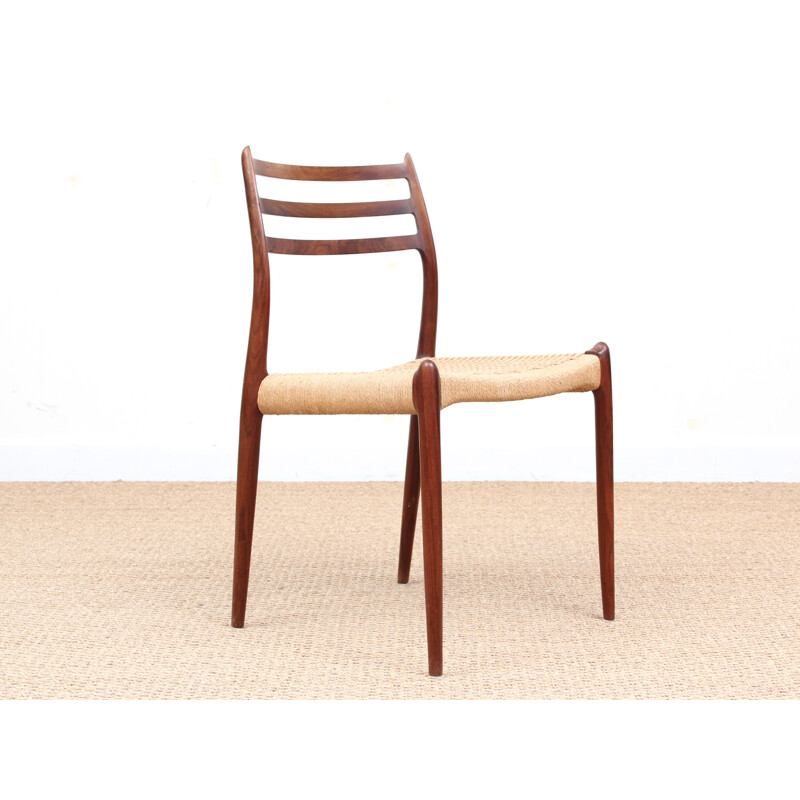 Suite de 4 chaises scandinaves modèle 78 de Niels Otto Møller - 1950