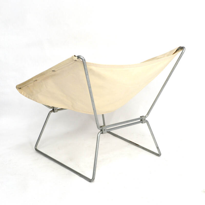 Pierre Paulin 1st Edition AP14 Butterfly Chair by Pierre Paulin - 1950s  