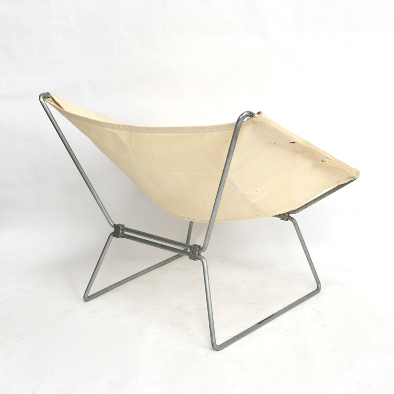 Pierre Paulin 1st Edition AP14 Butterfly Chair by Pierre Paulin - 1950s  