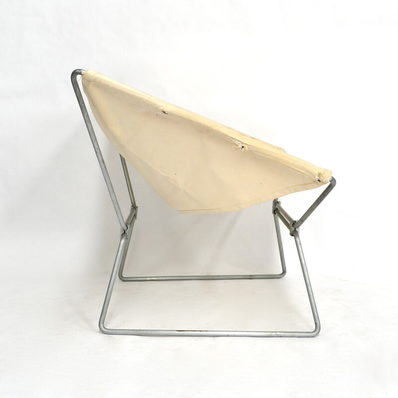 Pierre Paulin 1st Edition AP14 Butterfly Chair by Pierre Paulin - 1950s  