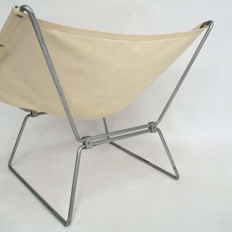 Pierre Paulin 1st Edition AP14 Butterfly Chair by Pierre Paulin - 1950s  