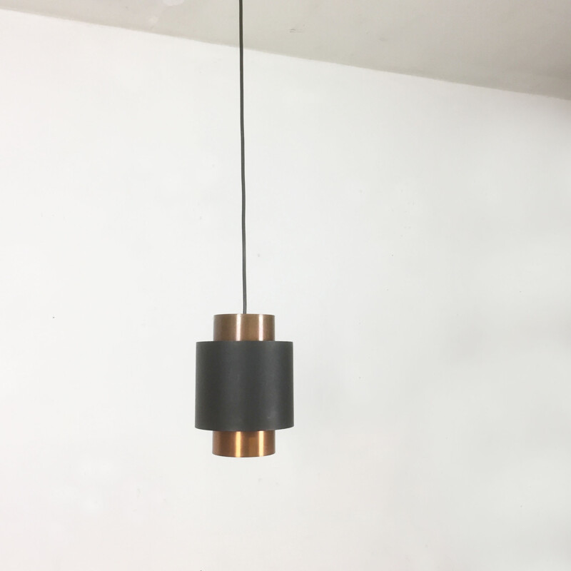 Danish hanging lamp "Tunika" by Jo Hammerborg Fog & Mørup Denmark - 1960s