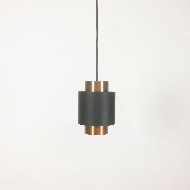 Danish hanging lamp "Tunika" by Jo Hammerborg Fog & Mørup Denmark - 1960s