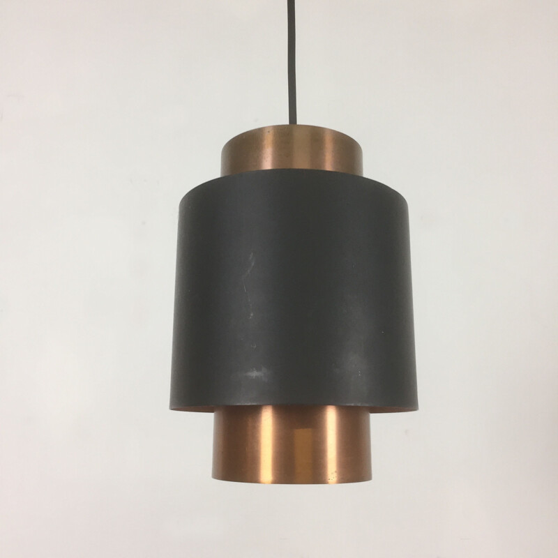 Danish hanging lamp "Tunika" by Jo Hammerborg Fog & Mørup Denmark - 1960s