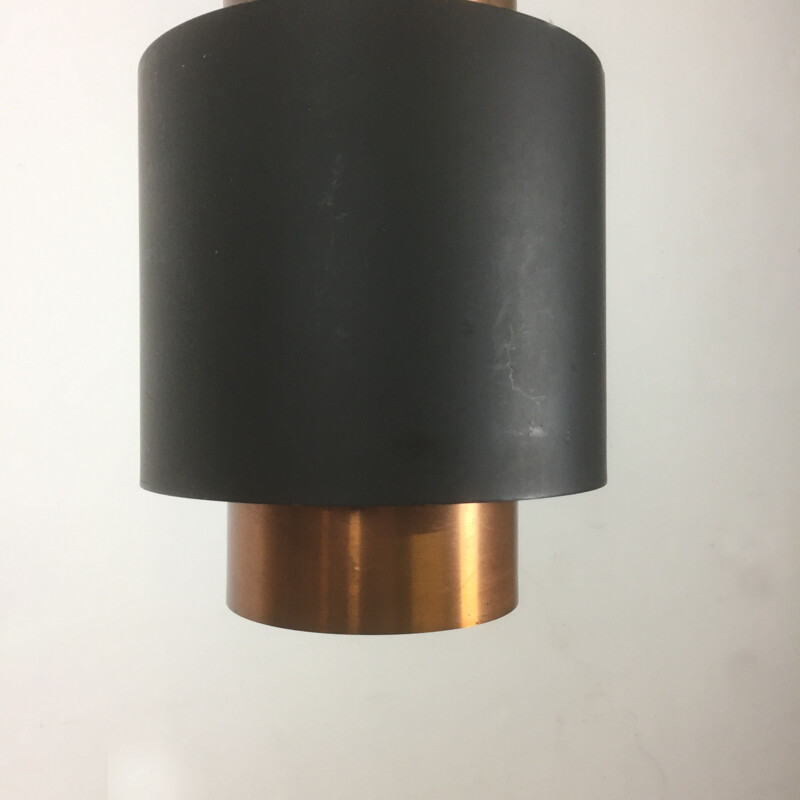 Danish hanging lamp "Tunika" by Jo Hammerborg Fog & Mørup Denmark - 1960s