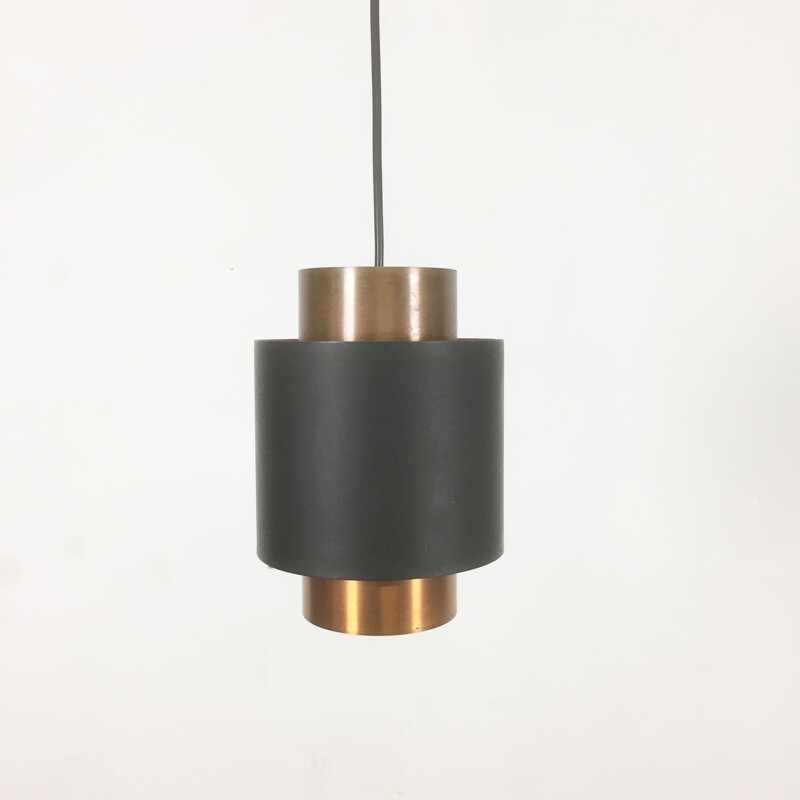 Danish hanging lamp "Tunika" by Jo Hammerborg Fog & Mørup Denmark - 1960s