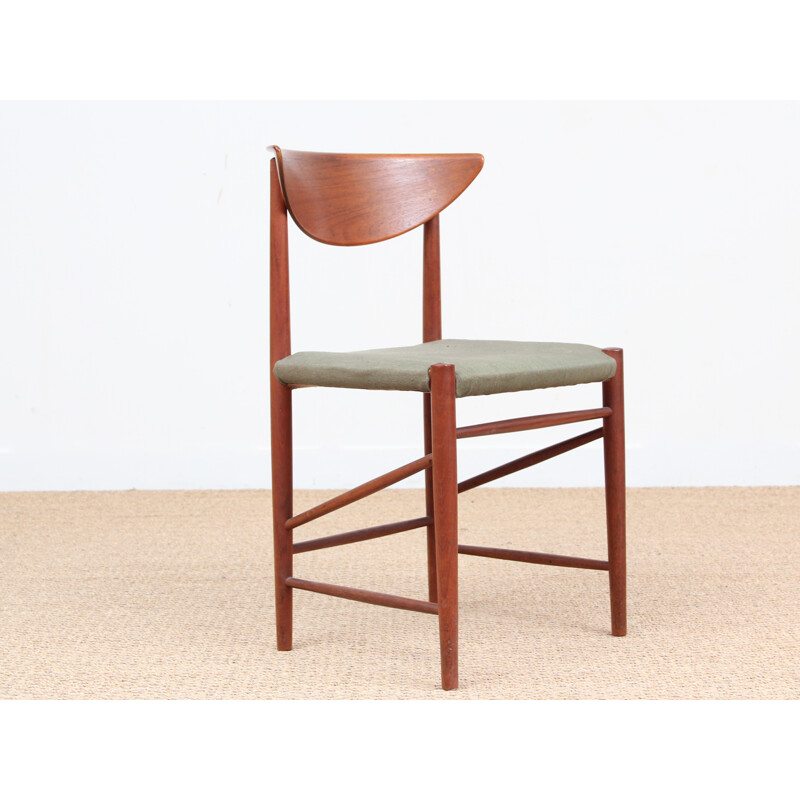 Set of 4 teak chairs model 316 by Peter Hvidt and Orla Molgard Nielsen - 1950s