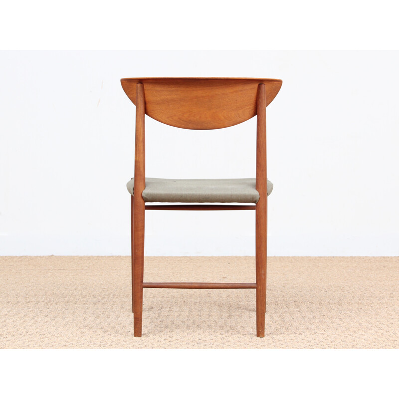 Set of 4 teak chairs model 316 by Peter Hvidt and Orla Molgard Nielsen - 1950s