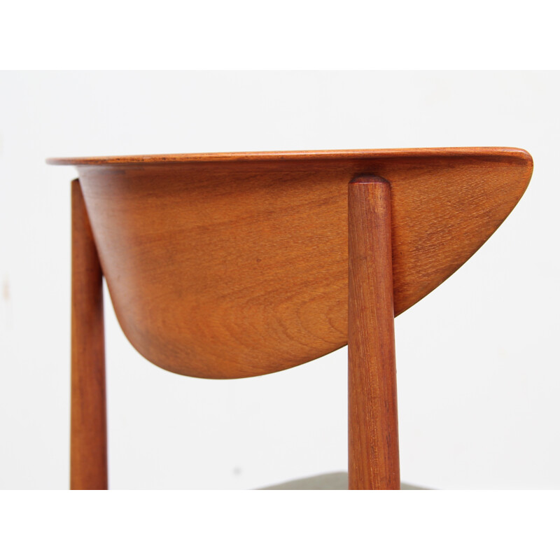 Set of 4 teak chairs model 316 by Peter Hvidt and Orla Molgard Nielsen - 1950s