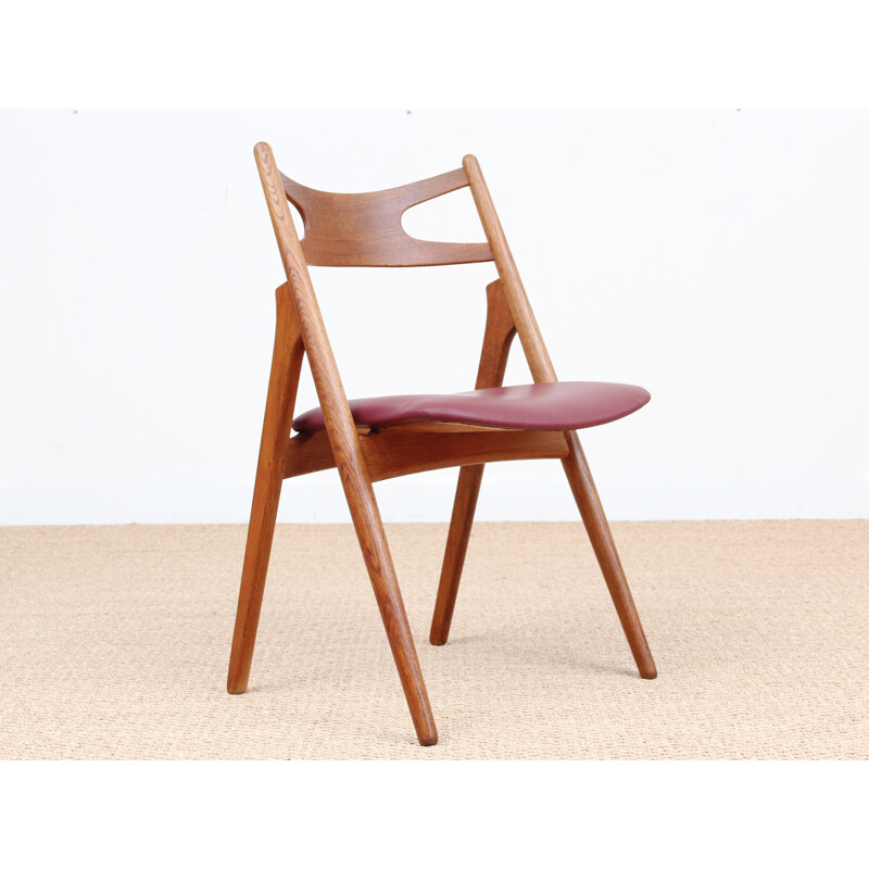 Suite de 10 chaises CH29  "Sawback" de Hans Wegner pour Carl Hansen - 1950