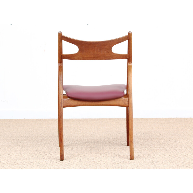 Suite de 10 chaises CH29  "Sawback" de Hans Wegner pour Carl Hansen - 1950