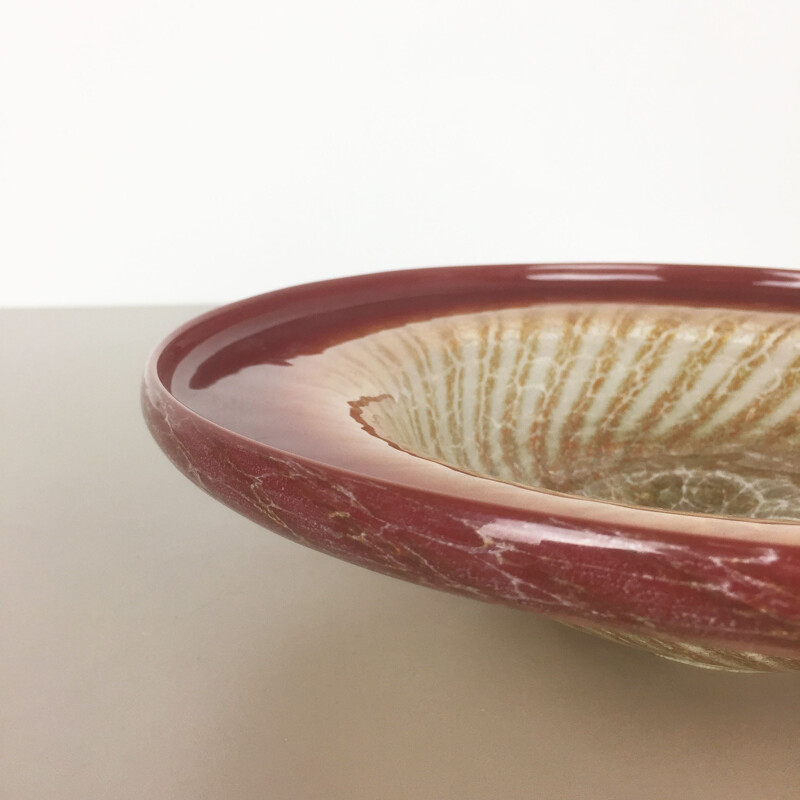 German glass bowl by Karl Wiedmann for WMF - 1930s