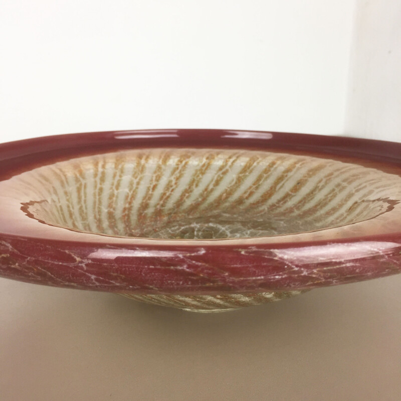German glass bowl by Karl Wiedmann for WMF - 1930s
