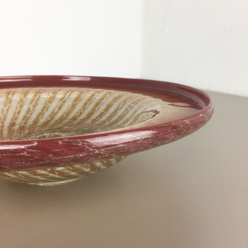 German glass bowl by Karl Wiedmann for WMF - 1930s