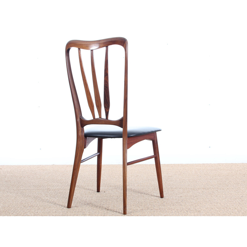 Set of 4 Ingrid Rio rosewood chairs by Niels Koefoed - 1960s