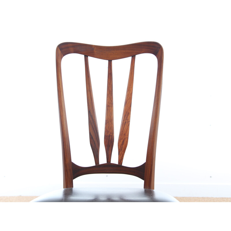 Set of 4 Ingrid Rio rosewood chairs by Niels Koefoed - 1960s