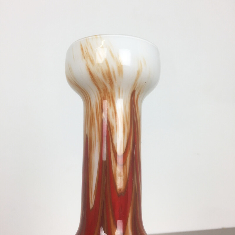 Murano glass vase by Opaline Florence, Italy - 1970s