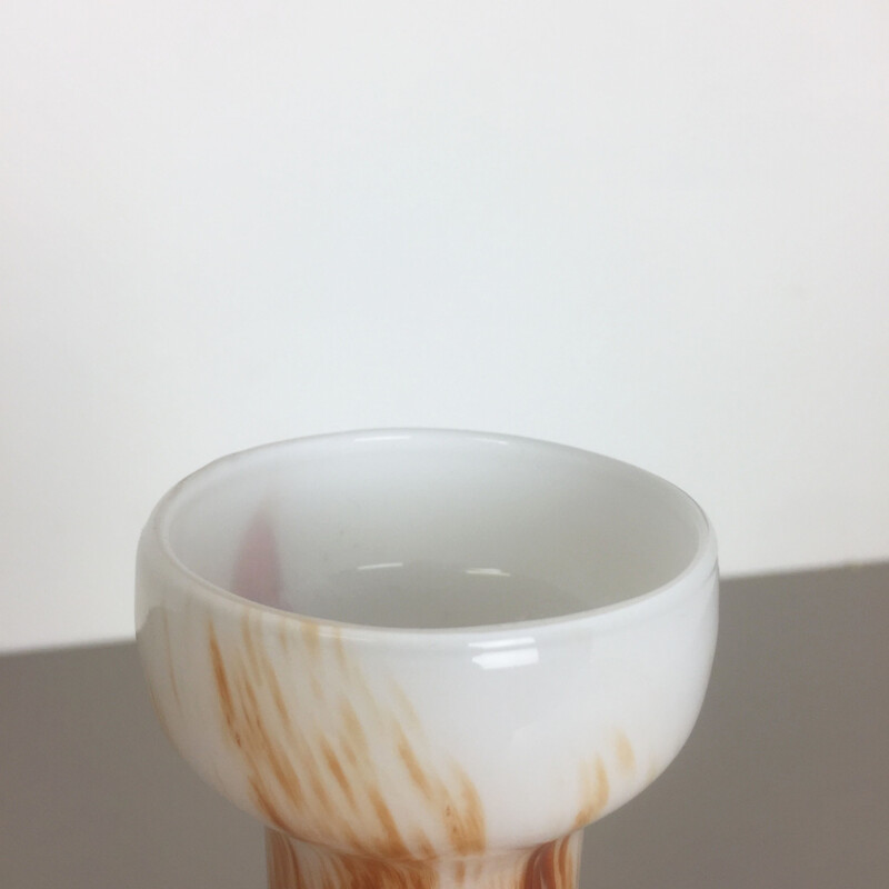 Murano-Vase aus Opaline aus Florenz, Italien - 1970