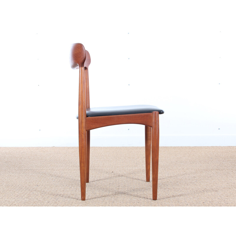 Set of 4 Scandinavian teak chairs by de J.Andersen - 1950s