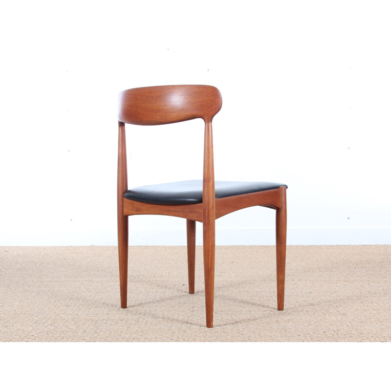 Set of 4 Scandinavian teak chairs by de J.Andersen - 1950s