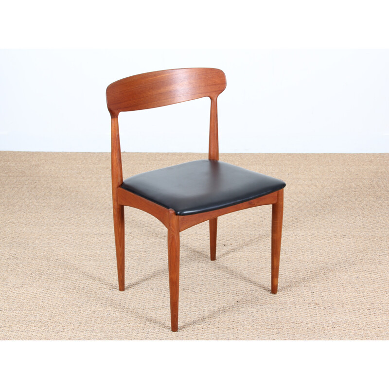 Set of 4 Scandinavian teak chairs by de J.Andersen - 1950s