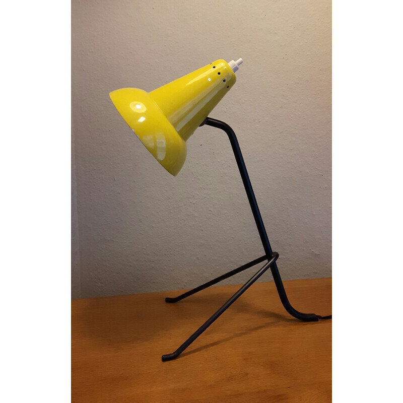 Vintage yellow lamp - 1950s