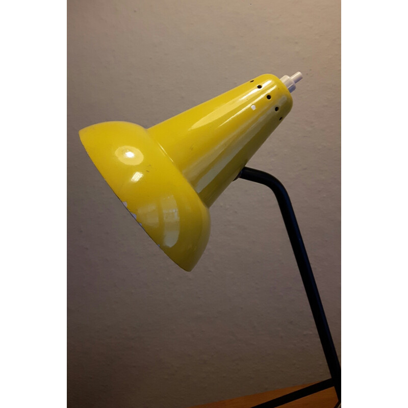 Lampe vintage jaune - 1950