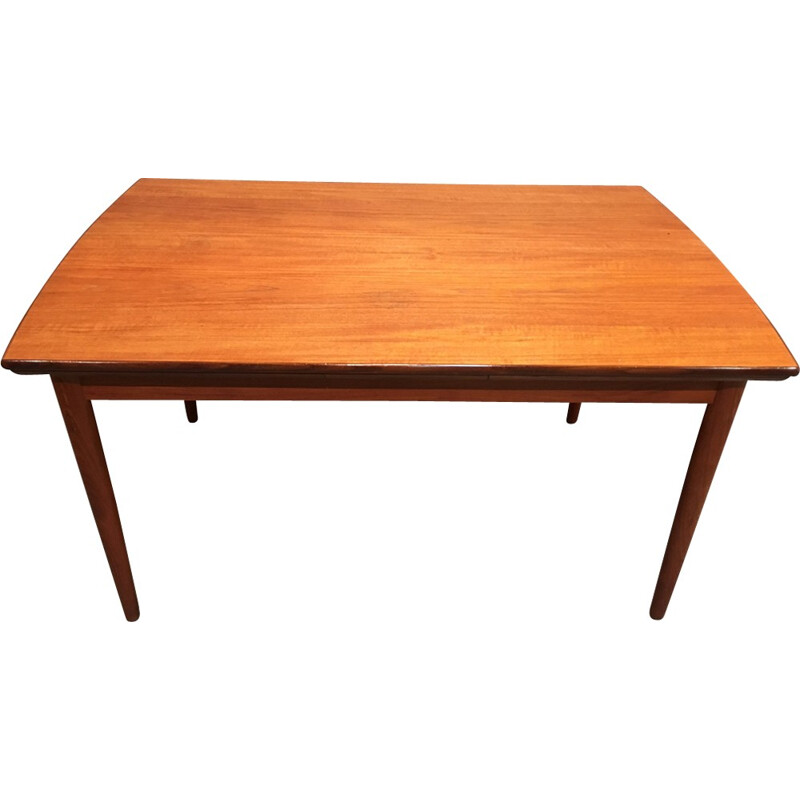 Scandinavian dining table with extensions - 1950s