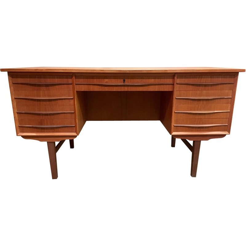 Teak modular desk "Scandinavian design".