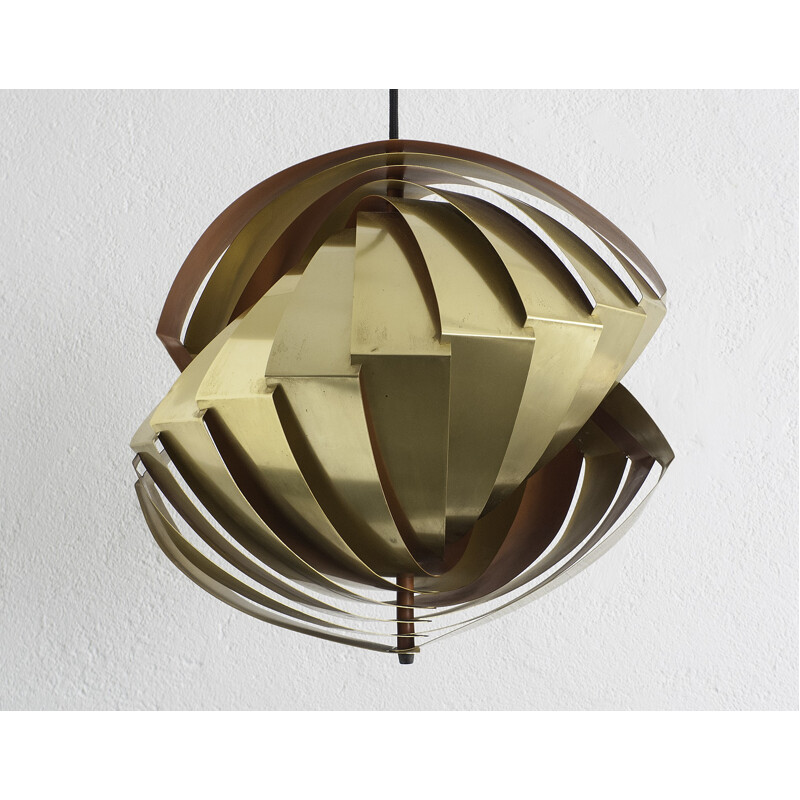 Vintage Konkylie Hanging lamp by Louis Weisdorf - 1960s