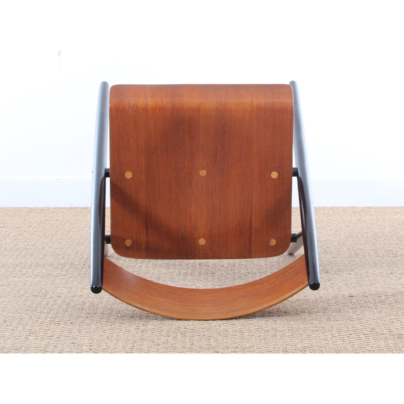 Suite de 4 chaises vintage scandinaves en teck - 1960