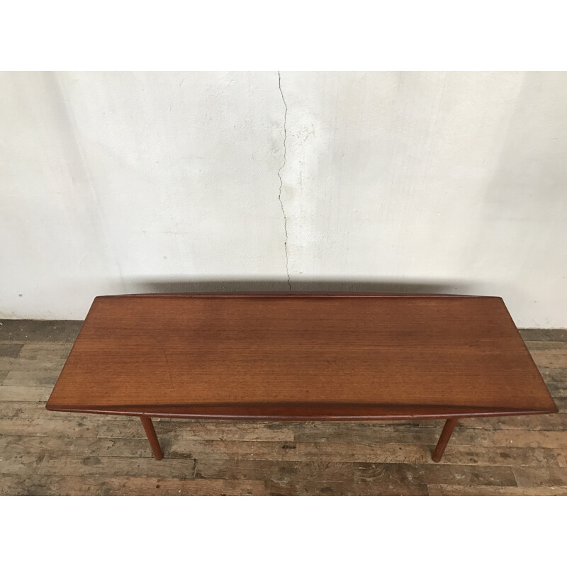 Scandinavian teak coffee table by Grete Jalk for Glostrup - 1960s